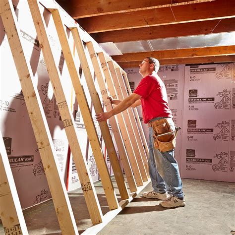 framing walls for basement room